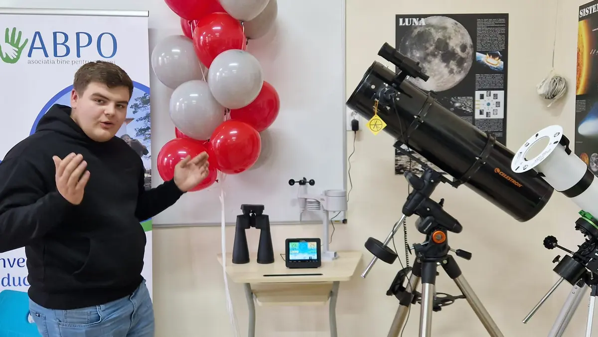 Laborator de geografie și astrofizică inaugurat la Colegiul Național Bănățean din Timișoara