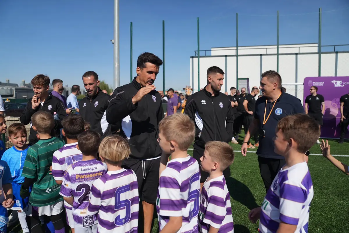 Nouă bază sportivă în Timișoara, inaugurată chiar în ziua în care Poli scria istorie cu Atletico Madrid