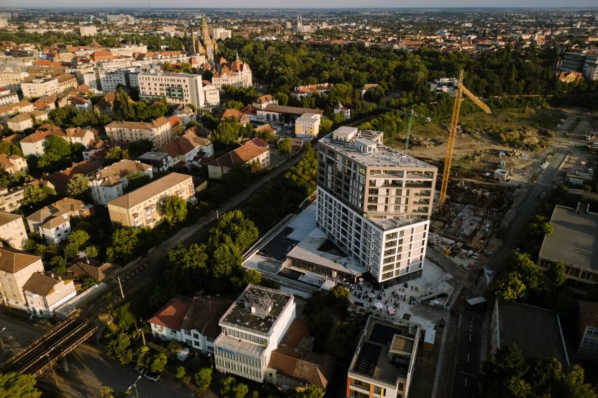 FOTO Cartierul Vienez inaugurat la Timișoara: investiție de 130 mil. euro pe fosta platformă IRA