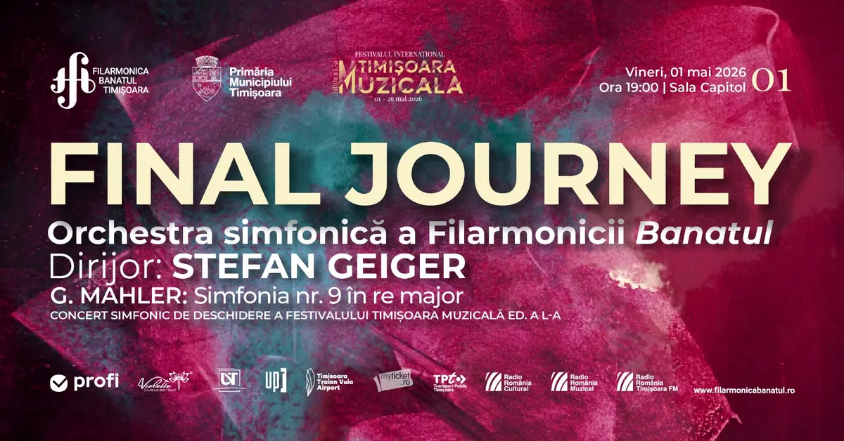 Simfonia a IX-a de Mahler deschide ediția aniversară „Timișoara Muzicală”