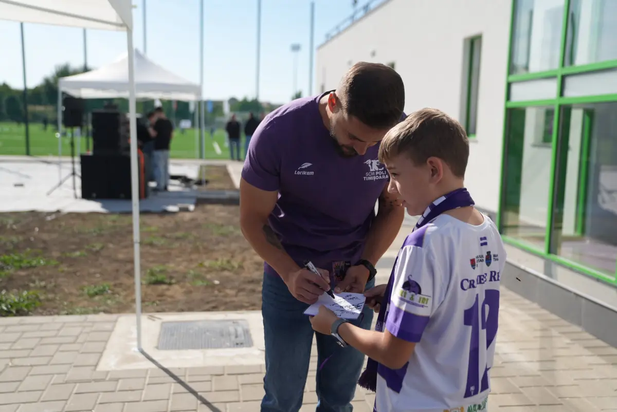 Nouă bază sportivă în Timișoara, inaugurată chiar în ziua în care Poli scria istorie cu Atletico Madrid