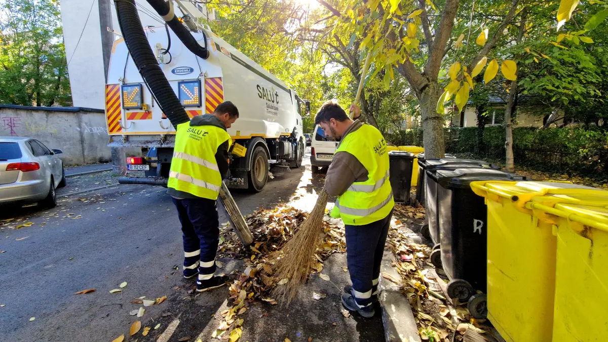 SaluT introduce aspiratoare stradale pe străduțele din cartierele Timișoarei