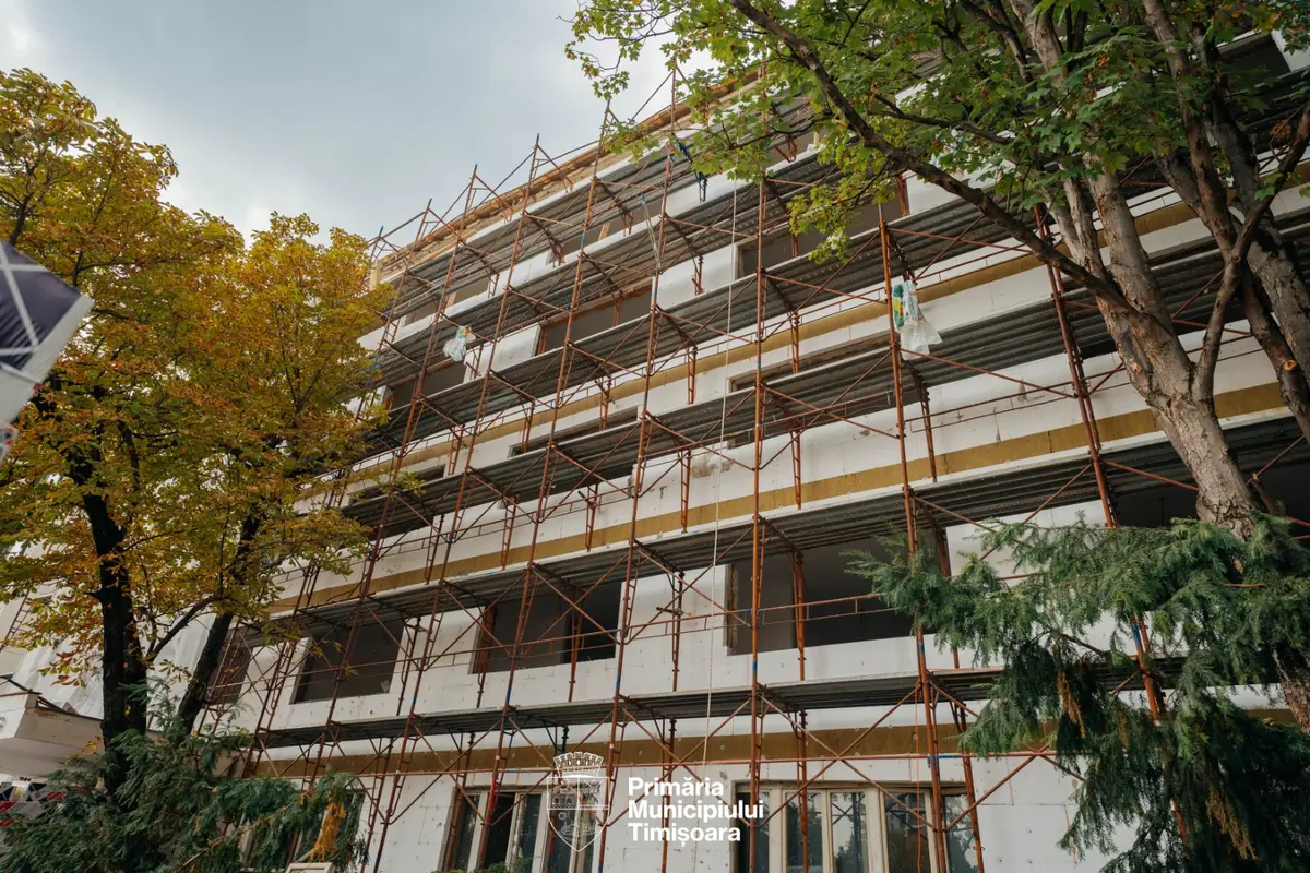 Avans semnificativ pe șantierul de 36 de milioane de lei de la Colegiul Tehnic „Henri Coandă”