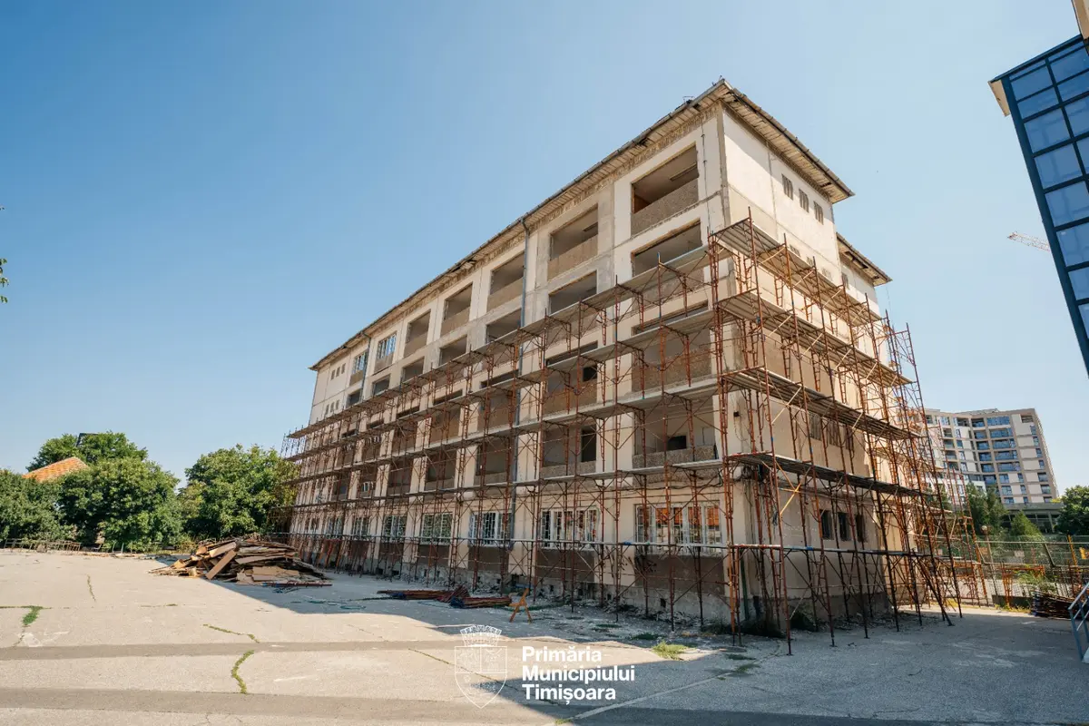 Primăria Timișoara modernizează campusul Colegiului Tehnic „Henri Coandă” cu bani europeni