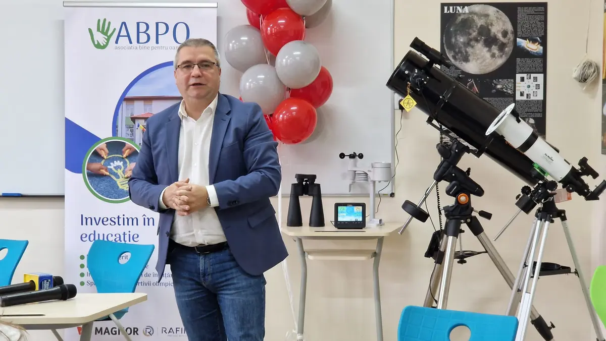 FOTO | Laborator de geografie și astrofizică inaugurat la Colegiul Național Bănățean din Timișoara