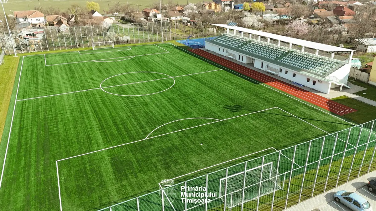 FOTO | Noua bază „Vasile Deheleanu” se deschide la Timișoara cu turnee, meciuri și acces liber pentru public