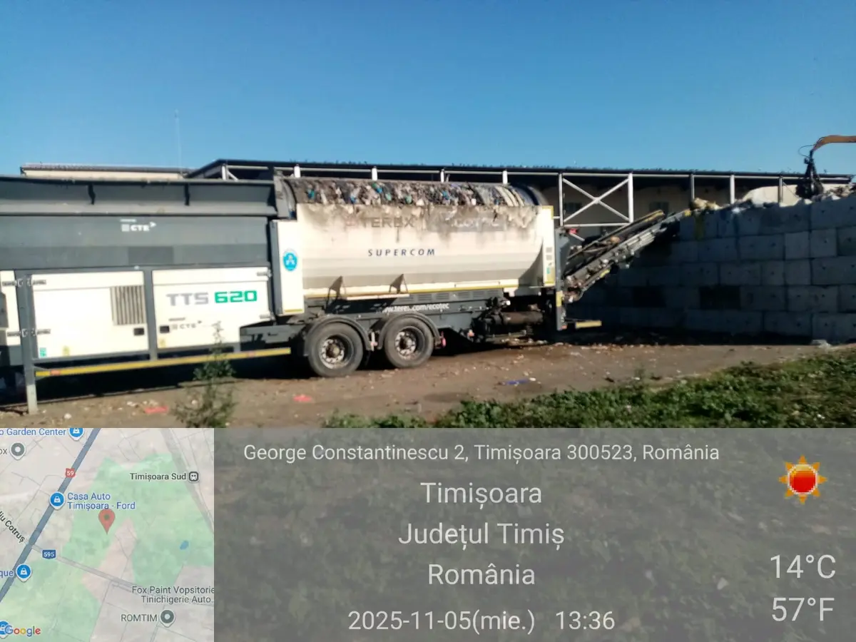 Dezastrul de la Stația de sortare a deșeurilor din Timișoara, confirmat prin amenzi de Garda de Mediu