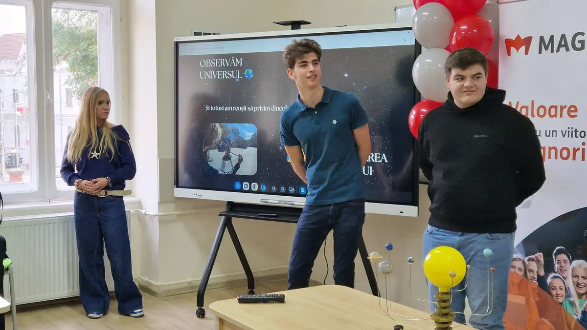 Laborator de geografie și astrofizică inaugurat la Colegiul Național Bănățean din Timișoara