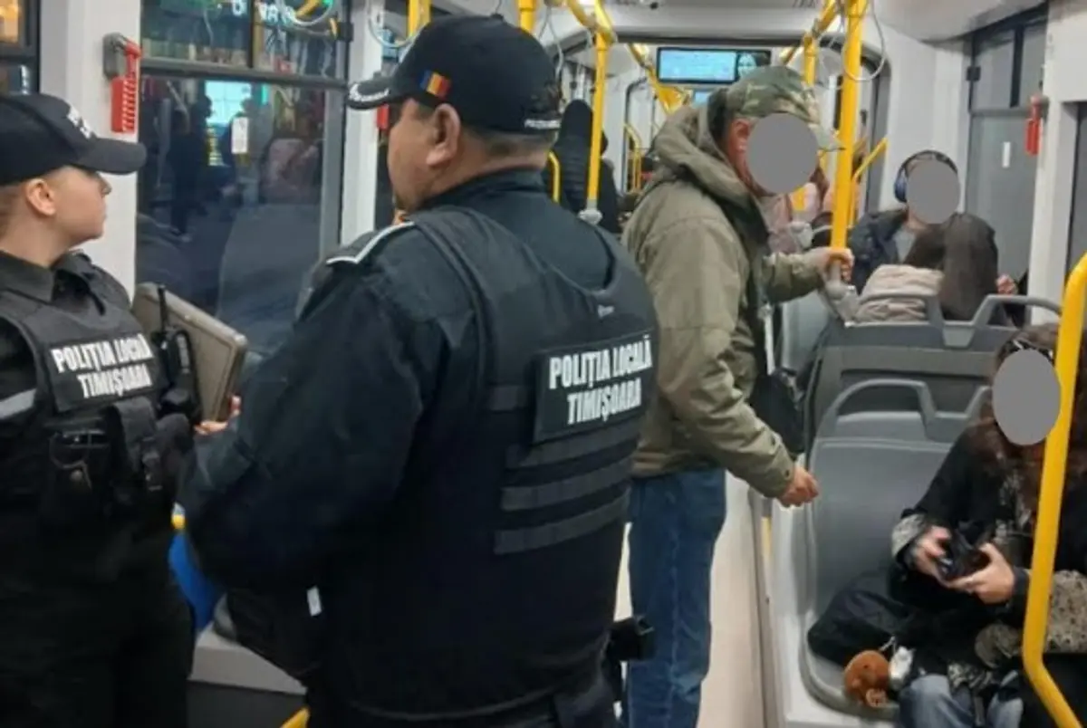 Poliția Locală Timișoara: peste 1.500 de sancțiuni în mijloacele de transport și stații, zeci de intervenții 