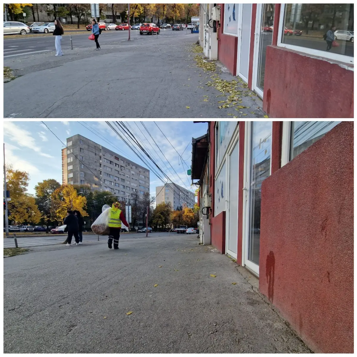 Lună și bec în Calea Șagului. SaluT a intensificat acțiunile de curățenie de toamnă