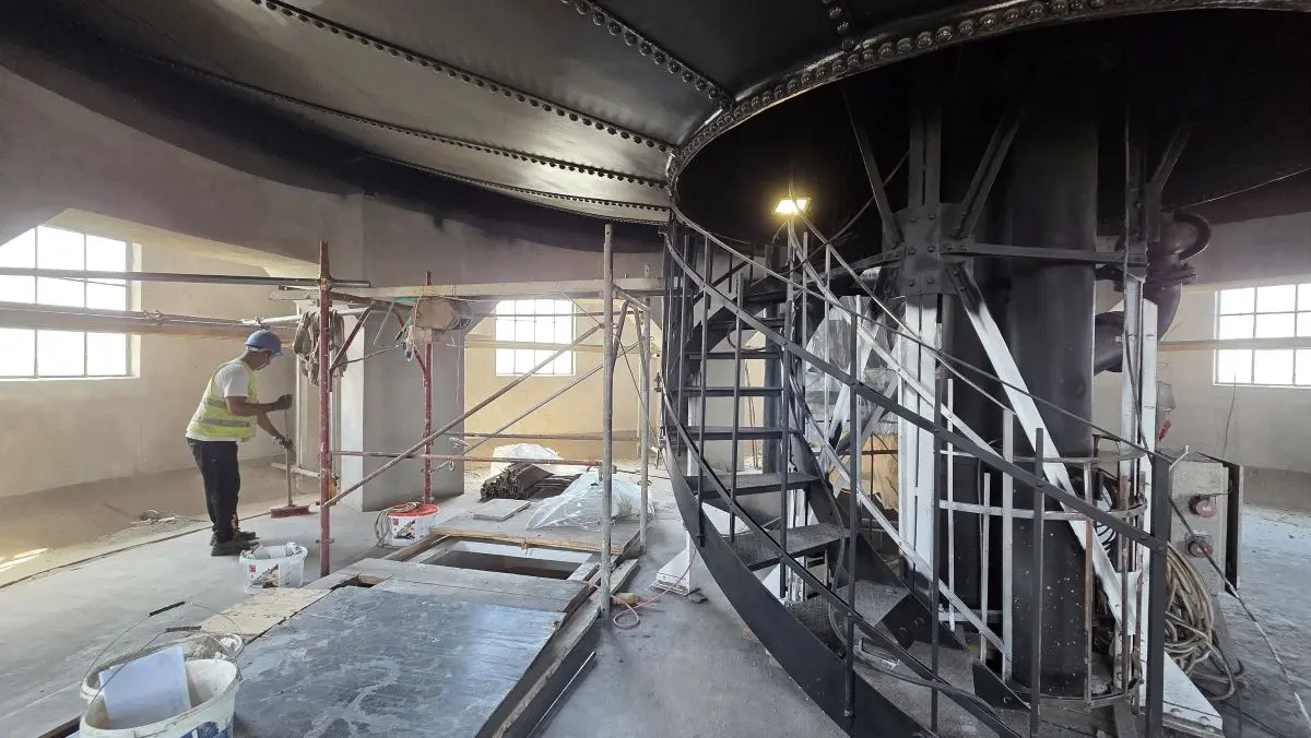 FOTO Cum arată azi Turnul de Apă din Iosefin. Lucrările de restaurare au ajuns la 70% Fostele rezervoare de apă din Turnul din Iosefin, una dintre cele mai emblematice clădiri industriale ale Timișoarei, au fost amenajate în întregime și vor deveni spații
