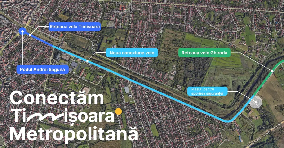 Timișoara accelerează extinderea pistelor de biciclete. Lucrările din zona Giroc, aproape finalizate; o nouă rută spre Ghiroda intră în proiectare