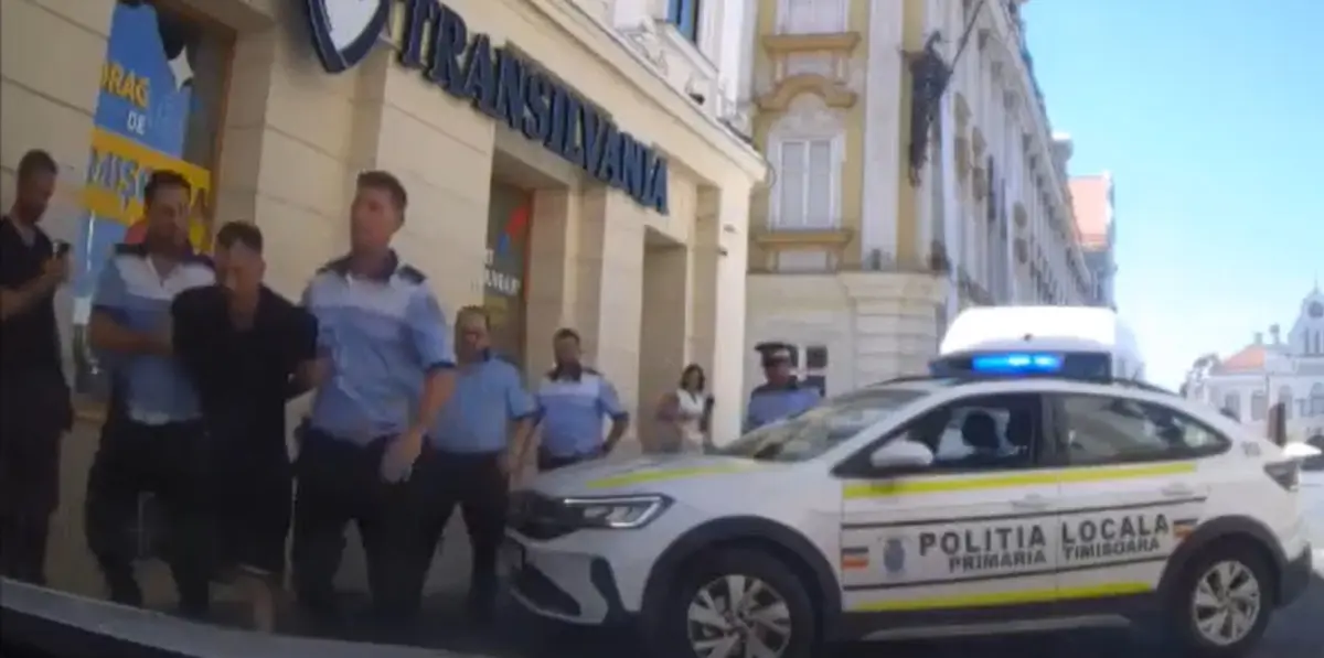 Procurorii cer condamnări penale pentru doi polițiști locali care au oprit un șofer drogat să provoace un masacru în centrul Timișoarei