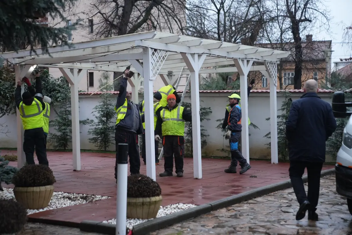 Romii de mătase din Timișoara au furat peste 1000 mp dintr-un parc. Primăria le-a demolat construcțiile ilegale