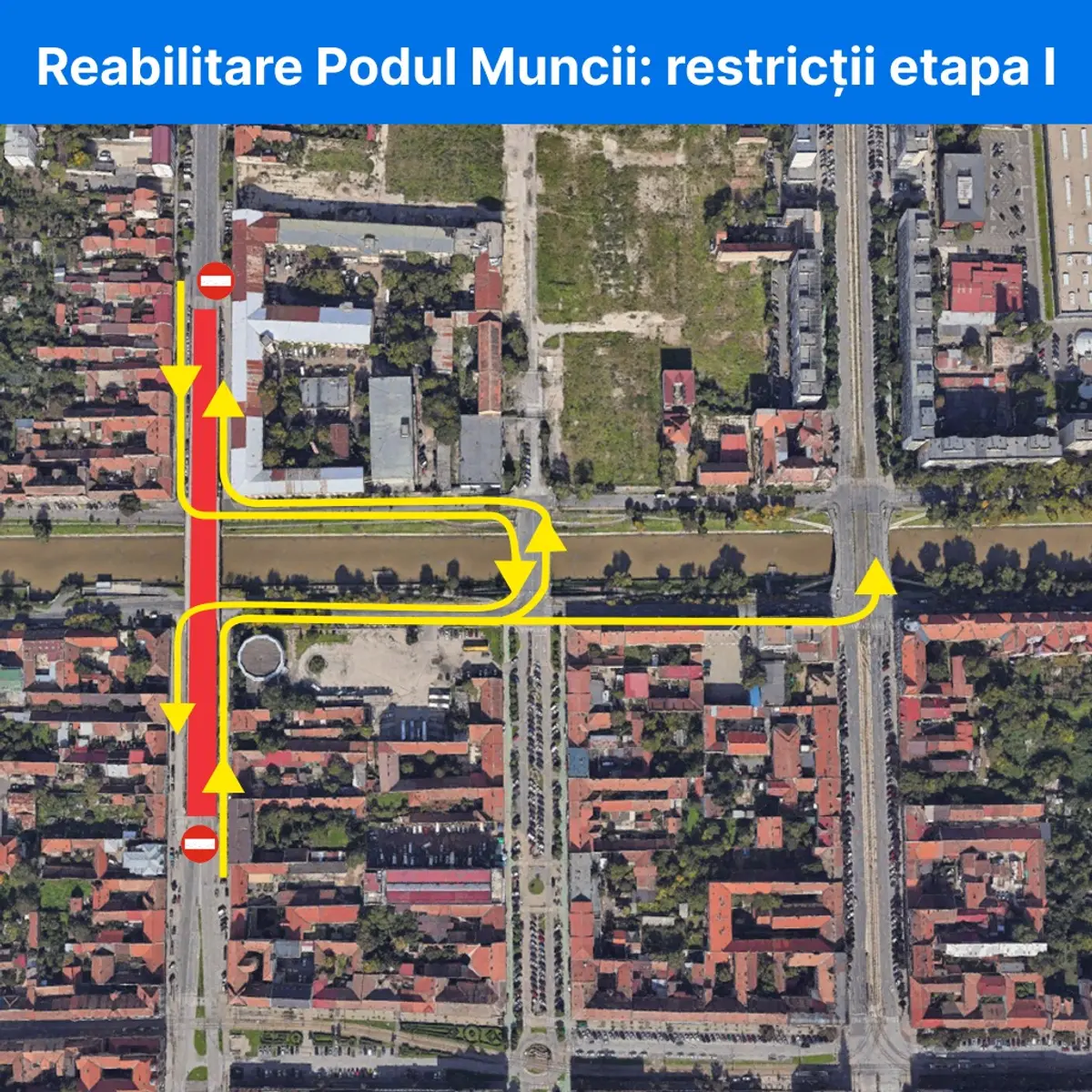 Podul Iuliu Maniu intră în reabilitare, la 40 de ani de când a fost construit. Trafic deviat din 30 martie