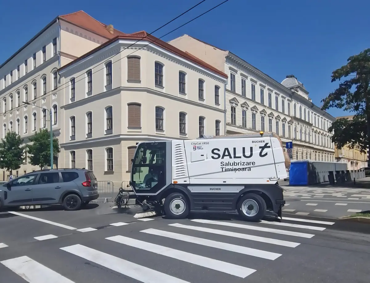 VIDEO | SaluT mobilizează utilajele pentru City Celebration. Misiunea: un oraș curat înainte și după cele peste 200 de evenimente