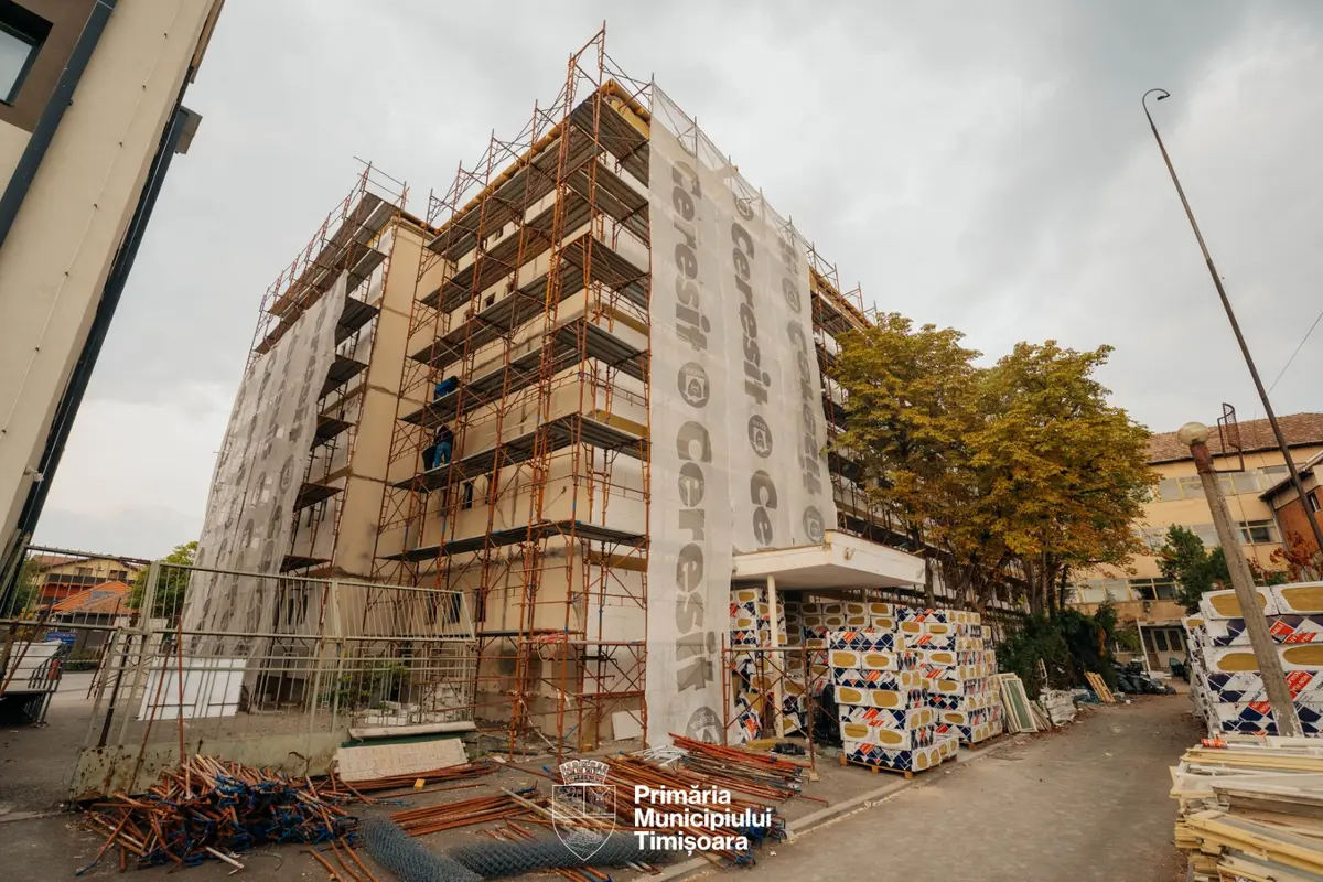 Avans semnificativ pe șantierul de 36 de milioane de lei de la Colegiul Tehnic „Henri Coandă”