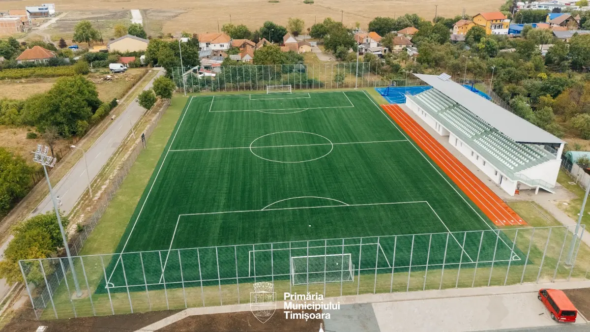 FOTO | Prima bază sportivă construită de la zero în ultimele decenii va fi inaugurată în câteva zile, la Timișoara