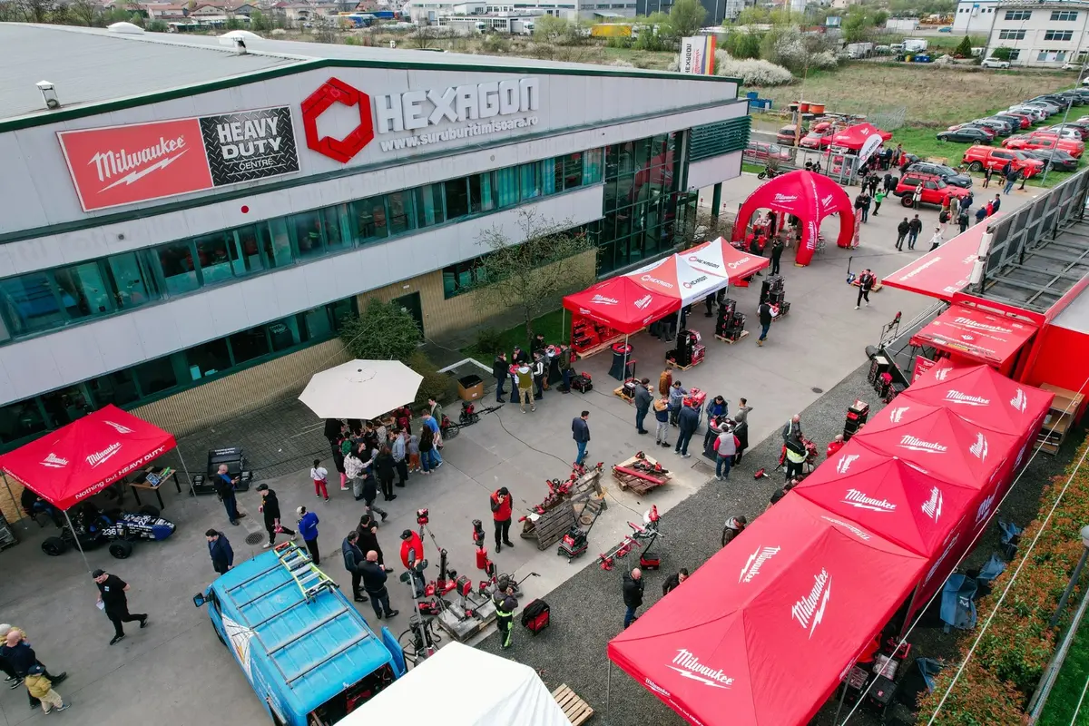 Sculele ies din vitrină: demonstrații live și testări Milwaukee, două zile la Ghiroda