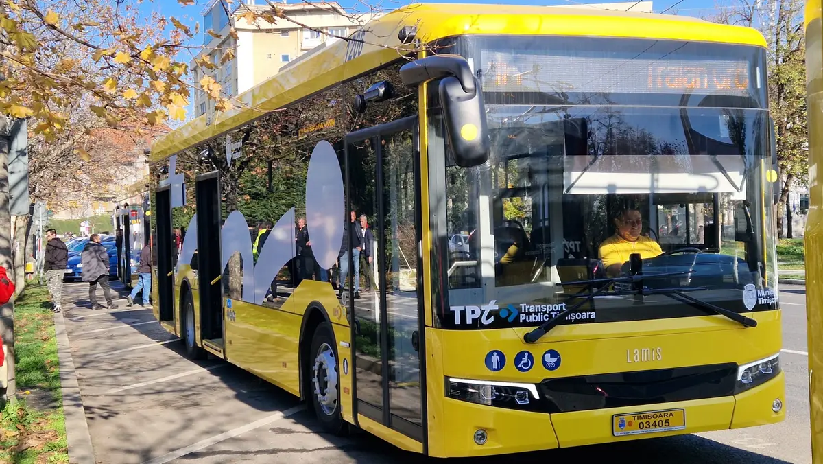 FOTO | Firobuzele noi ale Timișoarei au intrat pe traseu. Sunt primele achiziționate în ultimii 15 ani