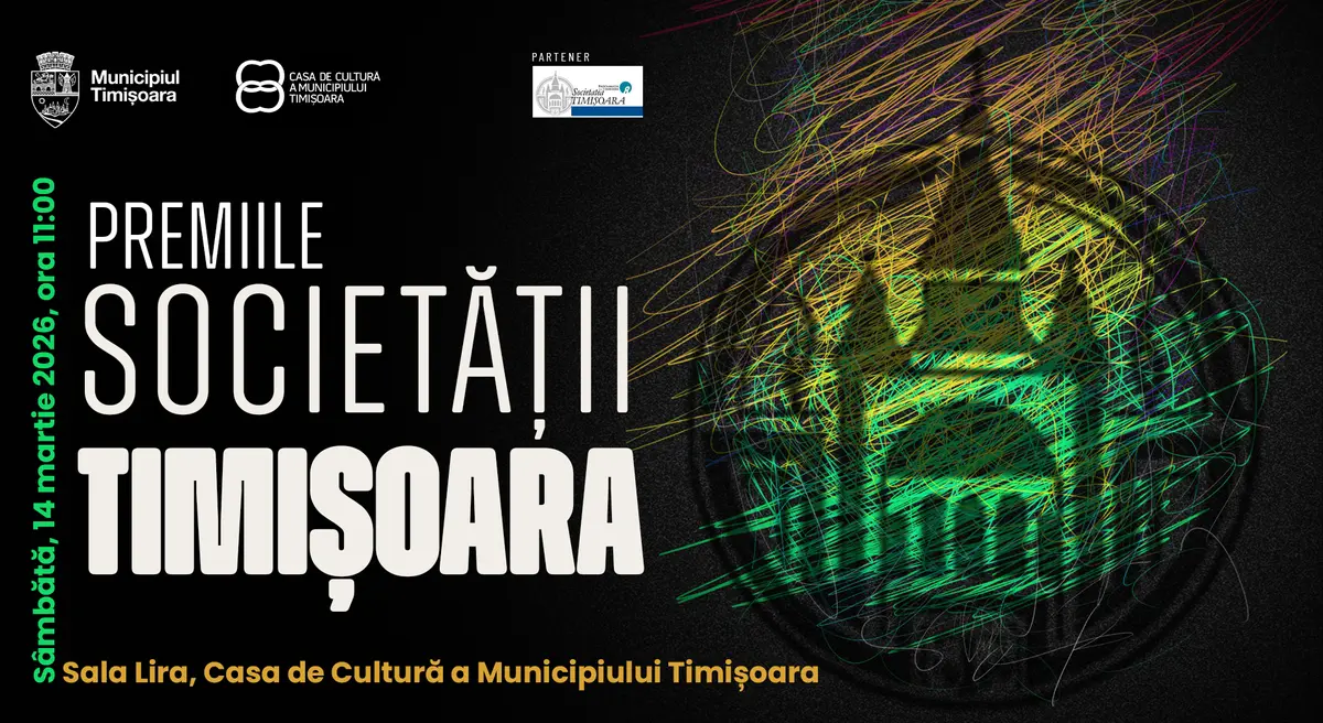 Gala Premiilor Societății Timișoara aduce în prim-plan memoria Revoluției și vocile civice ale prezentului