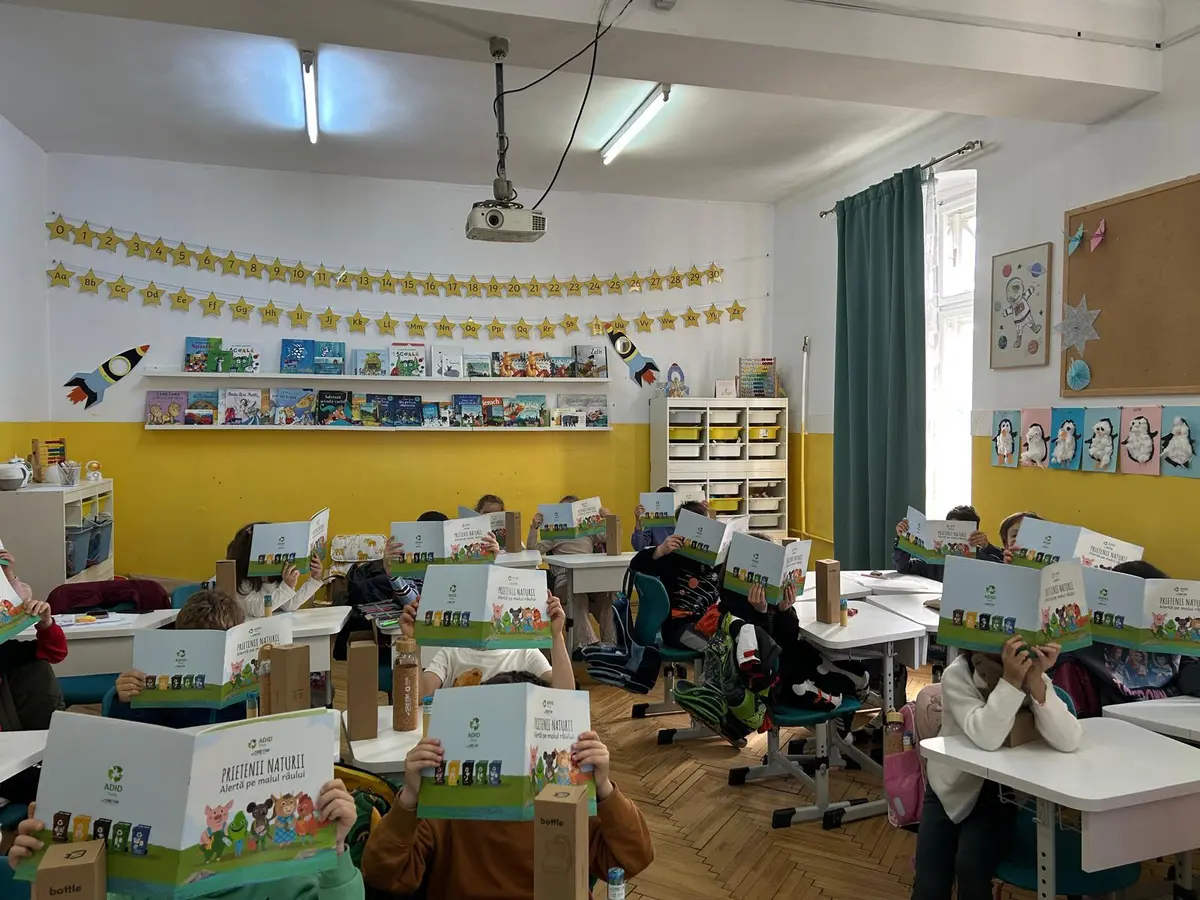 „Ora Reciclării” în școlile din Timiș: 500 de elevi implicați, interes în creștere pentru protecția mediului
